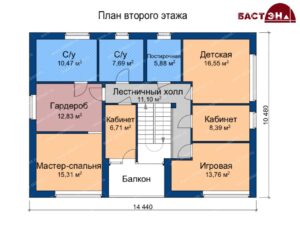 план второго этажа