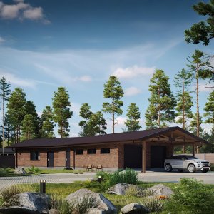 Индивидуальный проект гаража J-120-G