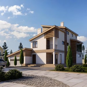 Проект загородного дома M-241-1G