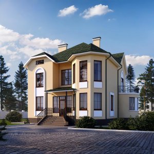 Проект загородного дома A-420-1G