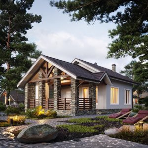 Проект банного комплекса J-068-G