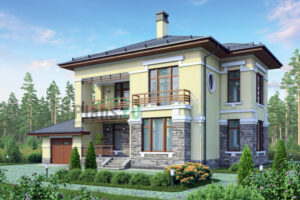 Проект дома 55-74
