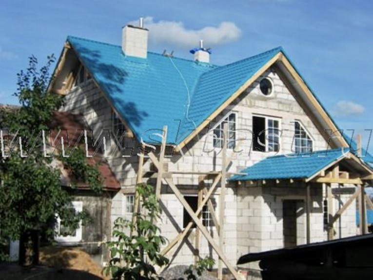 Газобетонный коттедж в Больших Горках