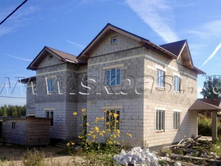 Дом из газобетона в Павлово-на-Неве