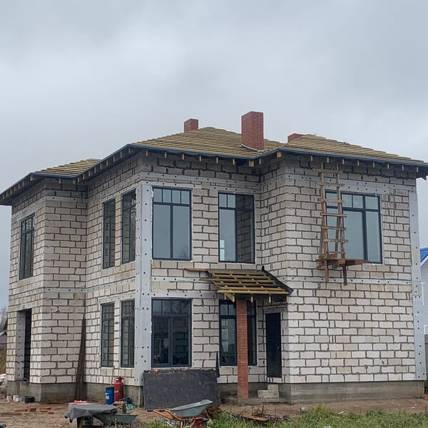 Загородный дом по проекту 57-36 в п. Коккорево