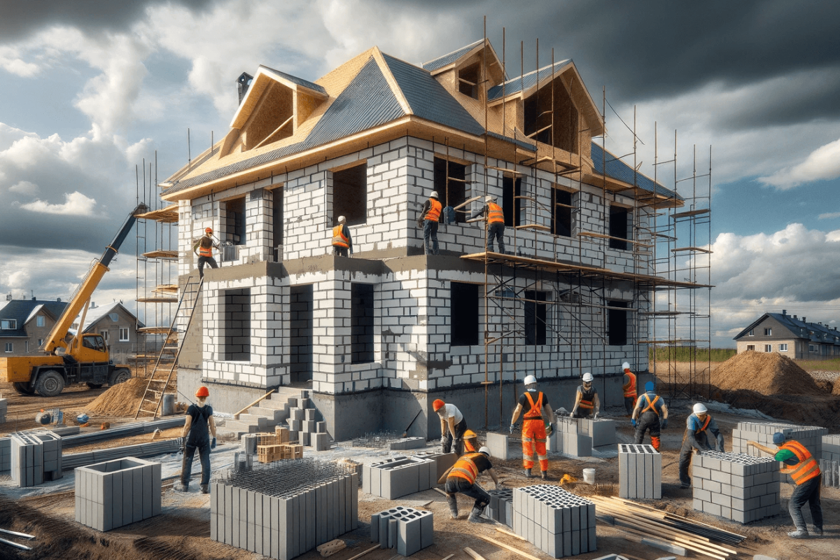 Строительство коттеджей