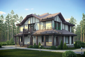 Проект дома 55-77