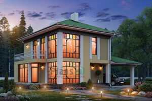 Проект дома 58-48