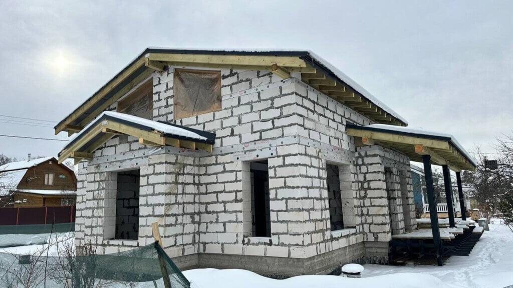 Строительство загородного дома по индивидуальному проекту в п. Апраксин