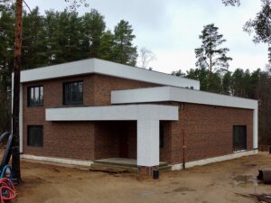 Завершили фасадные и инженерные работы на объекте в КП «Памир»!