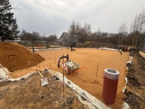 Фундамент в Белозёрки, г. Пушкин